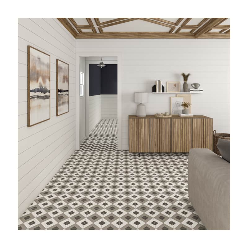 TileHQ 8 x 8 Glazed Porcelain Deco Tile (24 PC Per Carton) (10.32 SQFT Per Carton)