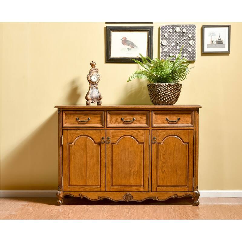 Utopia Alley Suffolk Pull Handle - Decorative Cabinet Drop Pull Handles for Cabinets, Antique Brass, 3.8" Center to Center