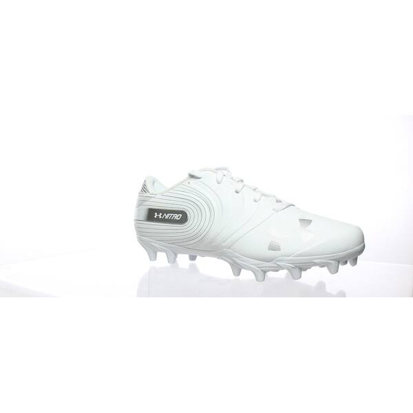 Shop Under Armour Mens Nitro Low Mc White Football Cleats Size 6 5