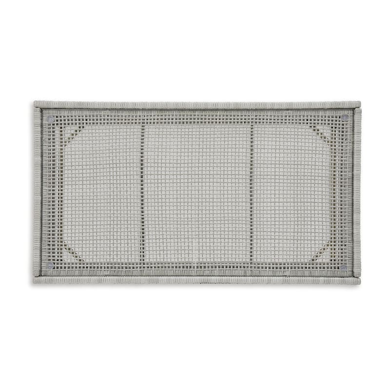 Signature Design by Ashley Seton Creek Gray/Beige 4-Piece Outdoor Upholstery Package - 82.63" W x 36.25" D x 35.88" H