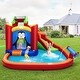 preview thumbnail 3 of 8, Gymax Inflatable Slide Bouncer and Water Park w/ Splash Pool Water