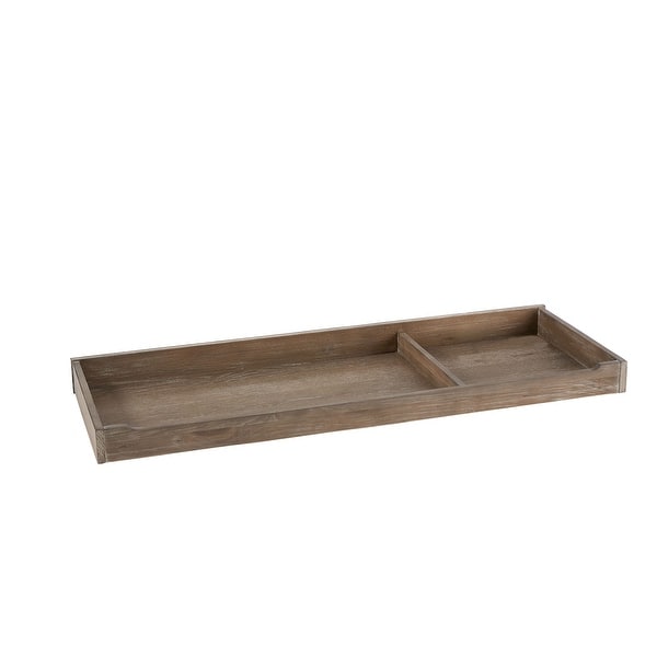 slide 2 of 2, Leland 51" Wide Changing Tray, Sandwash Gray
