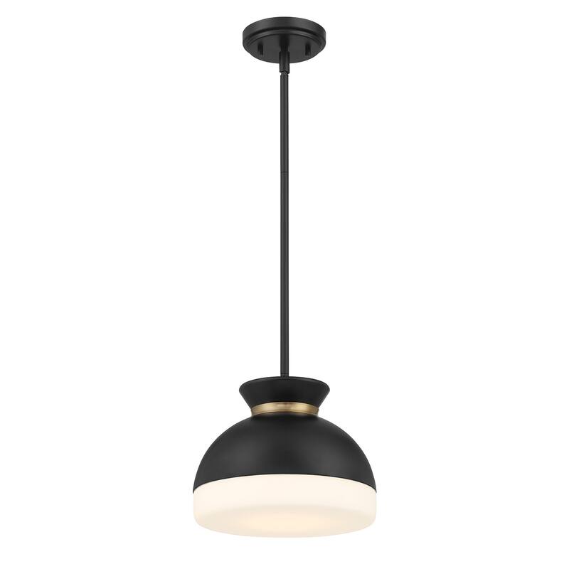 Crystorama Lighting Group GID-4005 Gidget 10" Wide Pendant with Etched