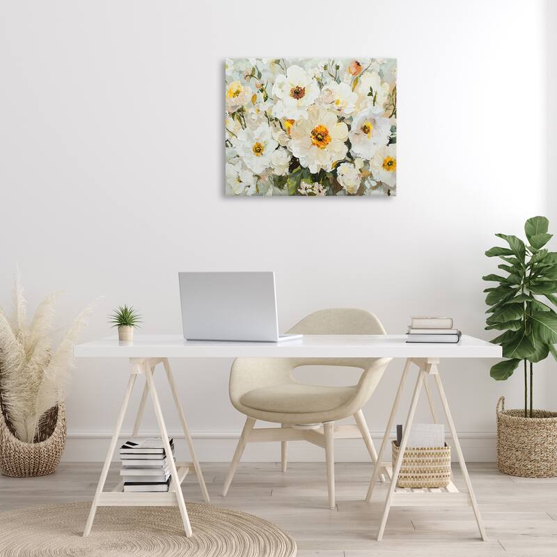Stupell Porcelain Flowers Bundle Canvas Wall Art Design By Franklyn Gregory