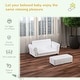 preview thumbnail 14 of 16, Qaba Kids Sofa Set with Footstool for Toddlers and Babies