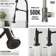 preview thumbnail 55 of 156, VIGO Edison 19" H Single Handle Pull-Down Sprayer Kitchen Faucet