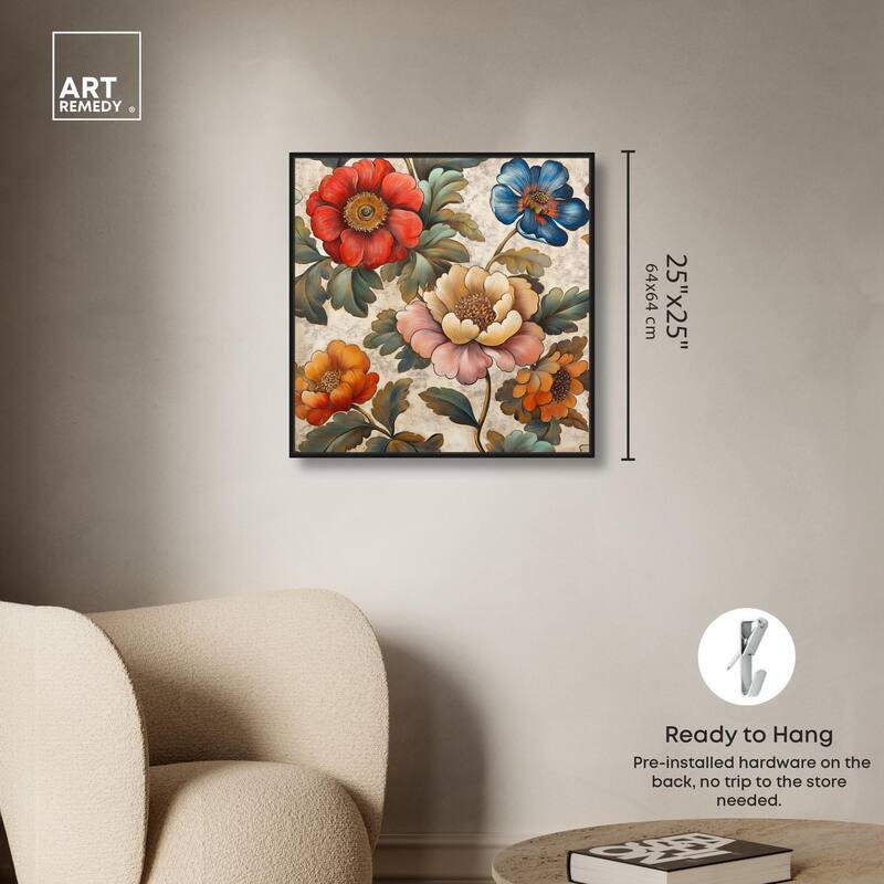 Golden Gardenia II Canvas by Art Remedy