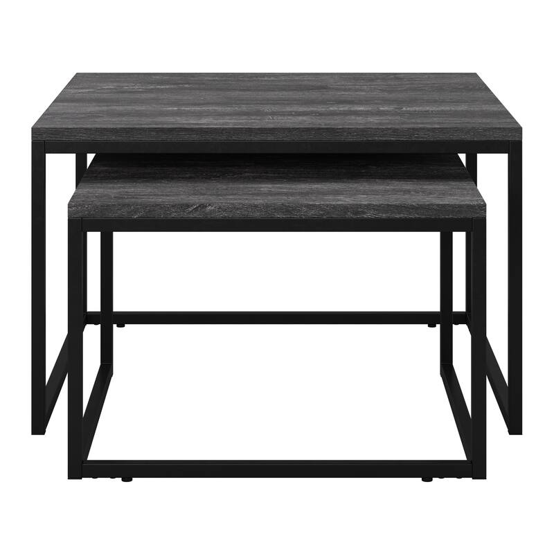 Set of 2 Square Nesting Coffee Table