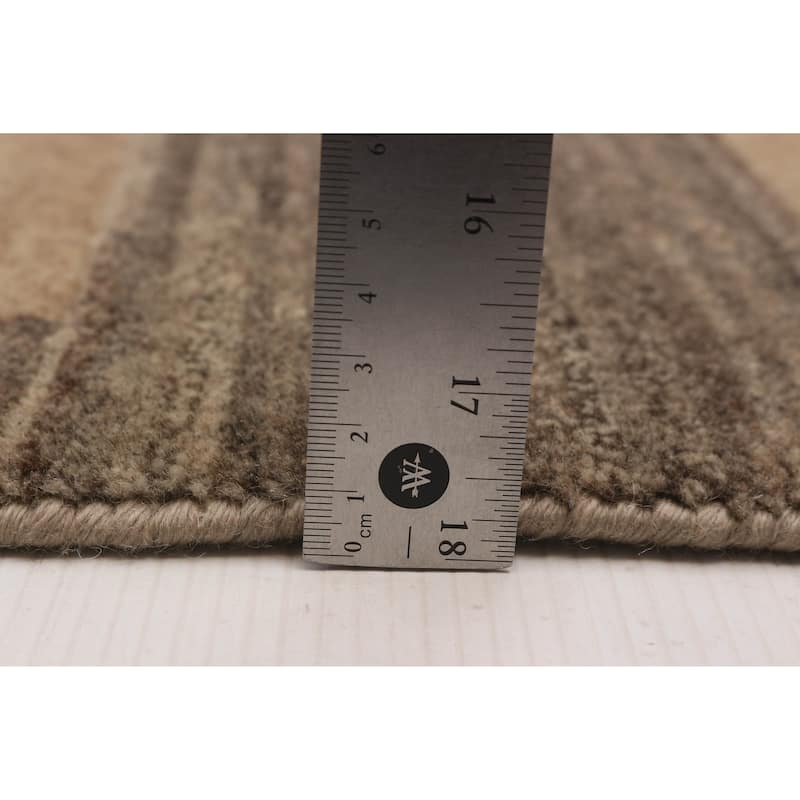 ECARPETGALLERY Hand-knotted Opulence Grey Silk, Wool Rug - 10'0 x 13'8