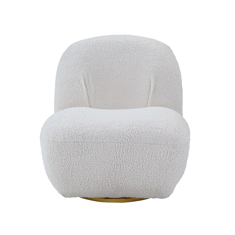 Modern 32" Upholstered Armless Accent Chair with Large Seat for Living Room