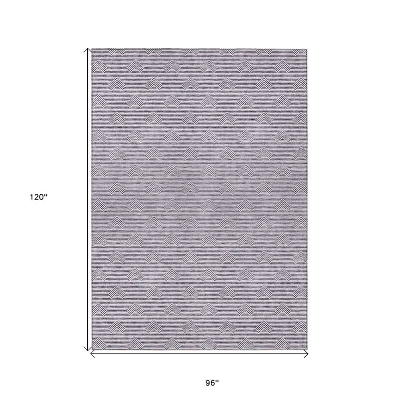 HomeRoots Geometric Transitional Rectangle Outdoor Rug