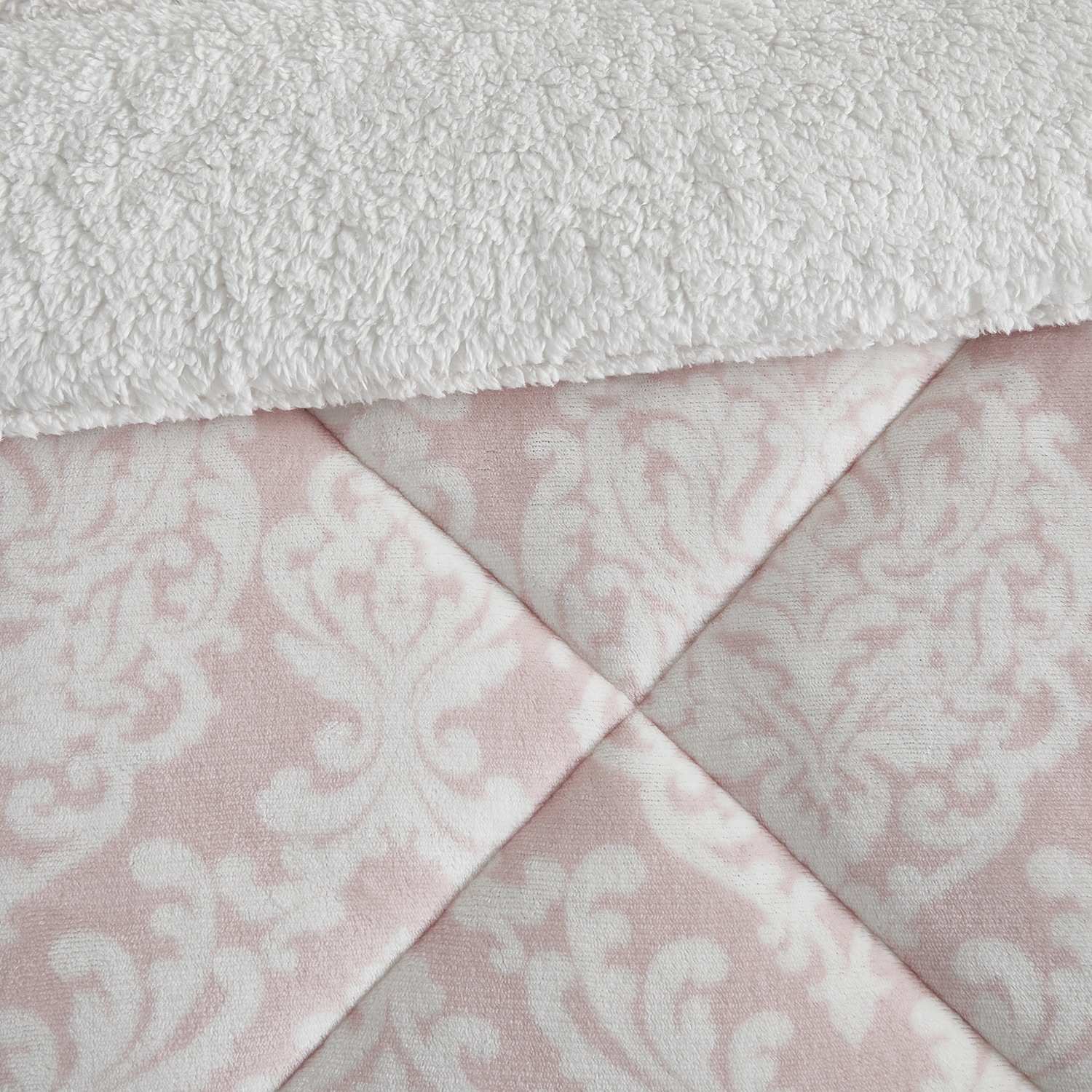 Blush discount sherpa comforter
