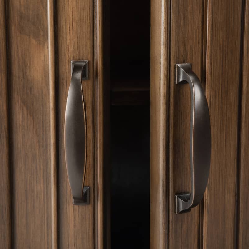 WYNDENHALL Hampshire 40" Wide Solid Wood Traditional Entryway Storage Cabinet - 40"w x 15"d x 36" h