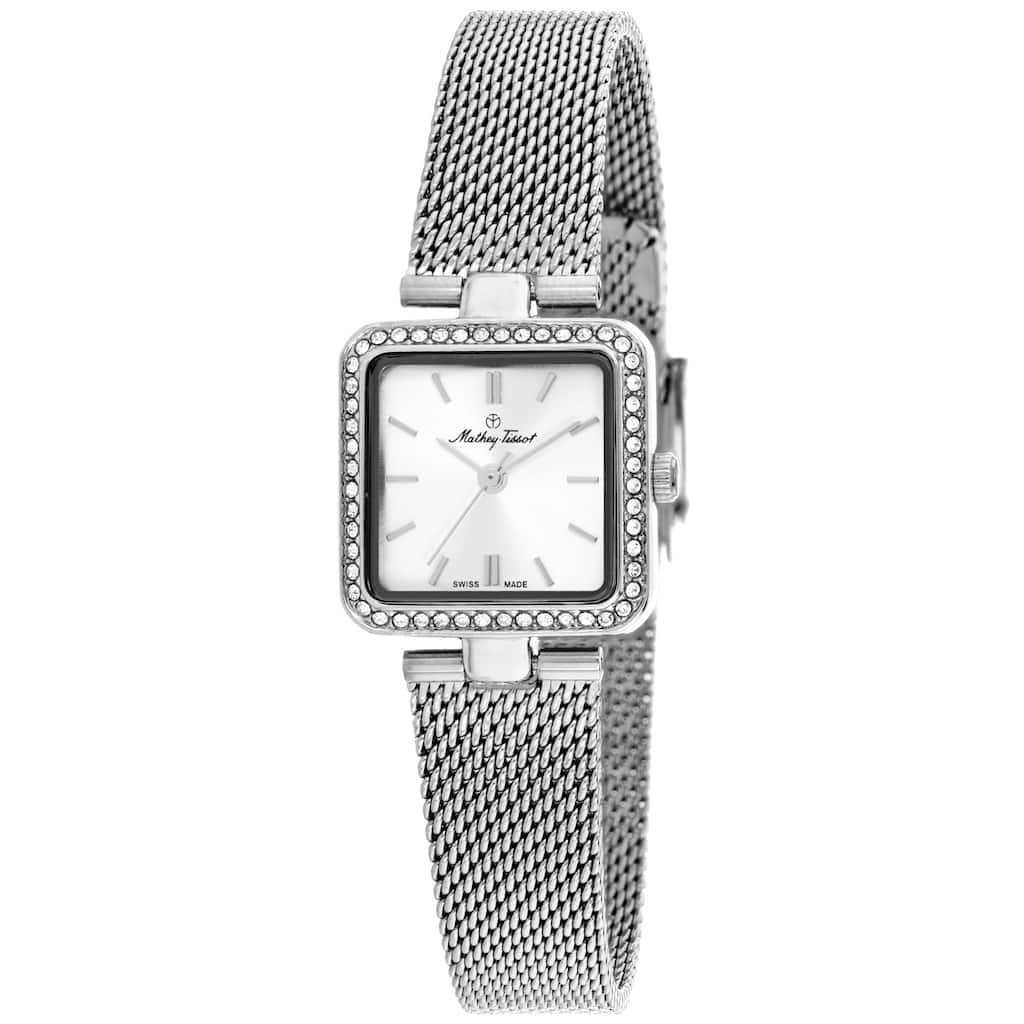 Mathey Tissot Women's Fleury XIV Silver Dial Watch - FOO2AI - 6 (36)