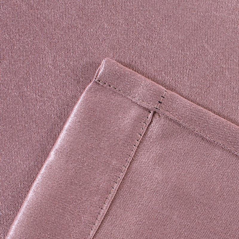 Dainty Home Brookville Metallic Sheen Blackout Grommet Single Panel Extra Wide Curtains