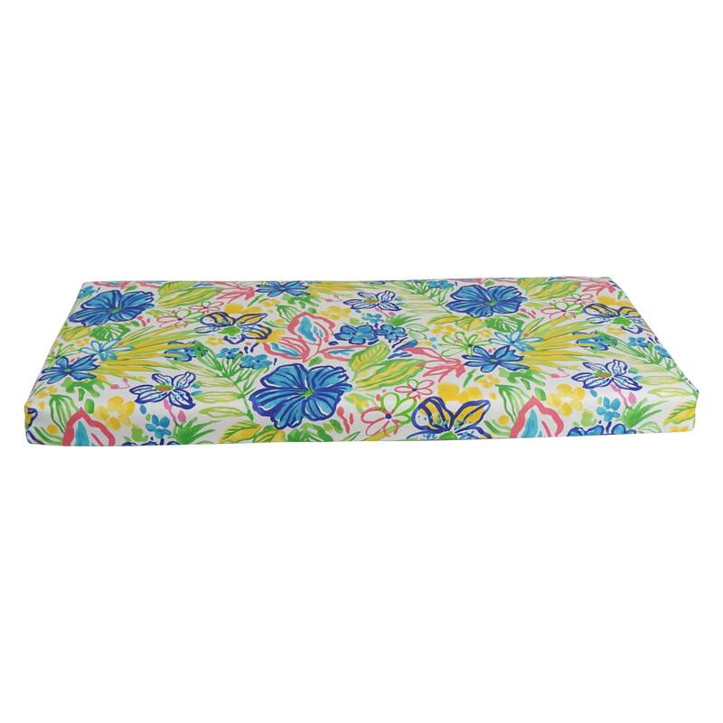 Blazing Needles 45-inch All-Weather Bench Cushion - 45 x 19