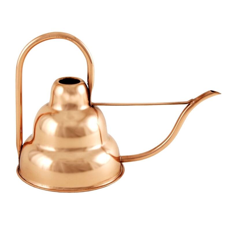 Achla Designs Brass Watering Can, Antique Finish - 8.25 Inch Tall