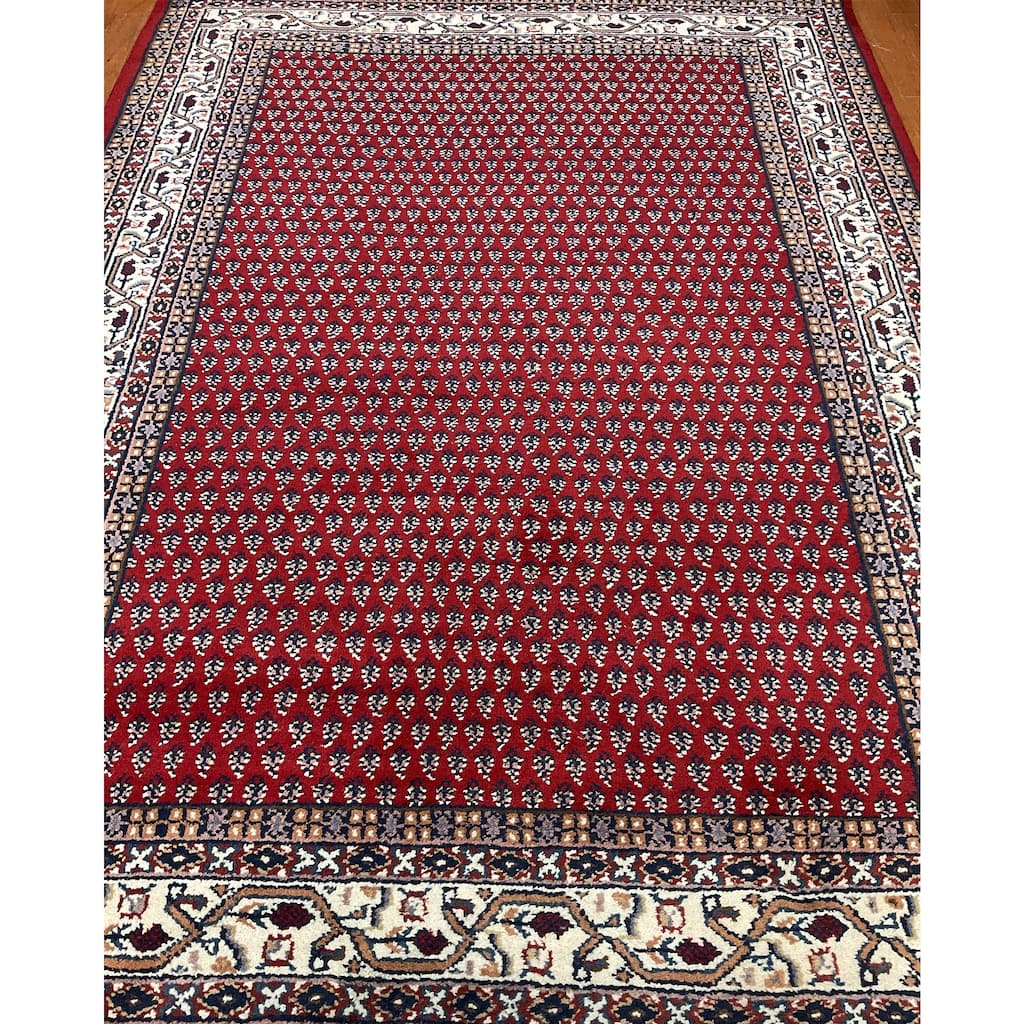 HERAT ORIENTAL Handmade Mir Wool Rug - 5'8 x 8'1