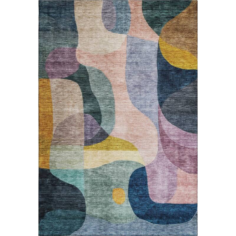 Premium Washable Super Soft Abstract Contemporary Mayfield Rug