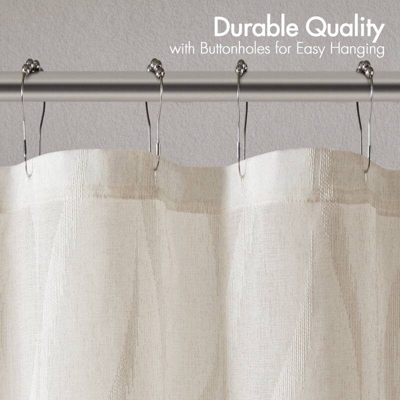 Madison Park Candice Sheer Shower Curtain