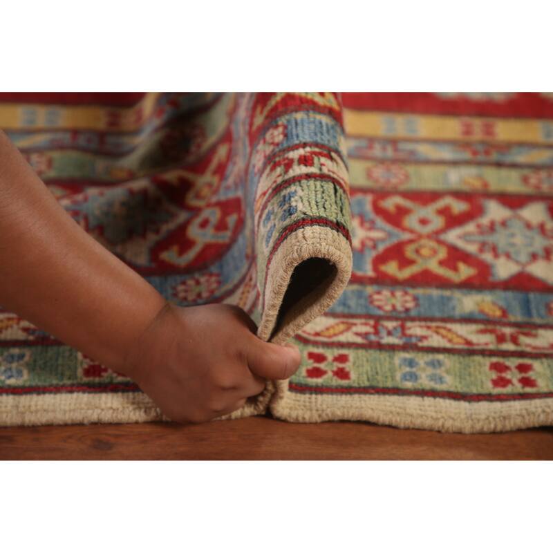 Kazak Oriental Large Area Rug Handmade Wool Carpet - 9'10" x 16'3"