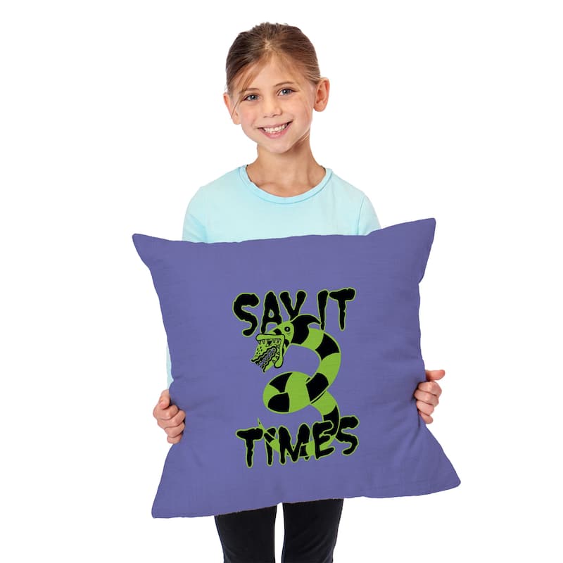Warner Brothers Beetlejuice 18 Inch Throw Pillow