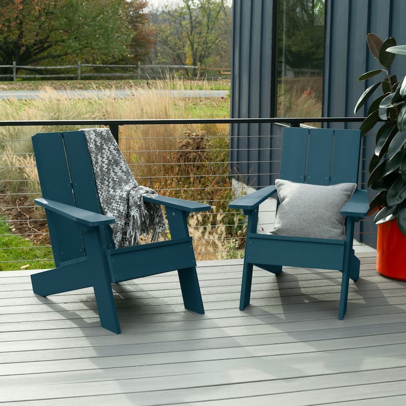 HIGHWOOD 2-Piece Modern Adirondack Chairs