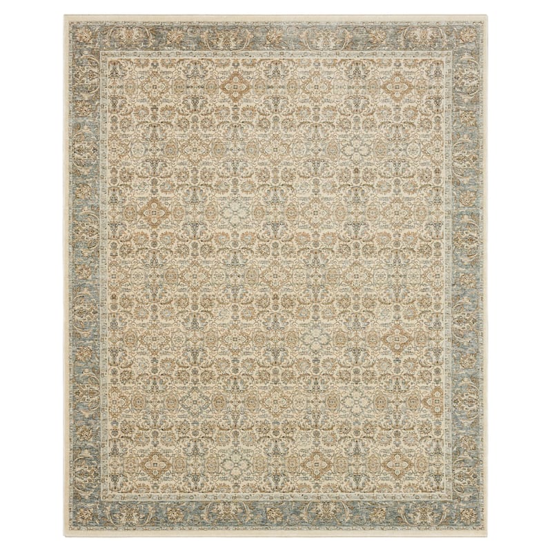 Karastan Virtuous Medallion Woven Area Rug - 6' 6" x 9' 6" - Grey - Rectangle