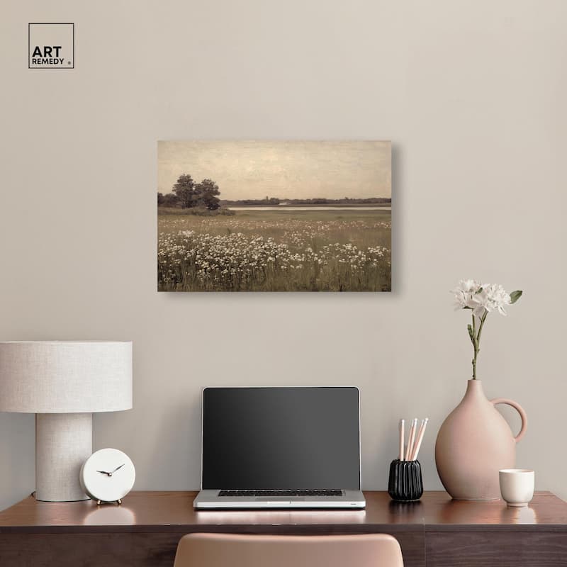 Hazy Day Canvas by Art Remedy, Gallery Wrapped