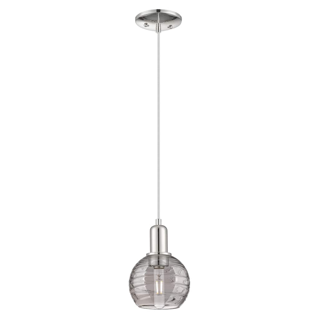 Innovations Lighting Downtown Urban - Athens Deco Swirl - 1 Light 6" Cord Hung Mini Pendant