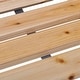 preview thumbnail 5 of 5, vidaXL Patio Bench 47.2" Wood and Iron - 47.2"x24.4"x32.3"