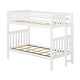 preview thumbnail 20 of 30, Max and Lily Twin over Twin Bunk Bed with Ladder on End