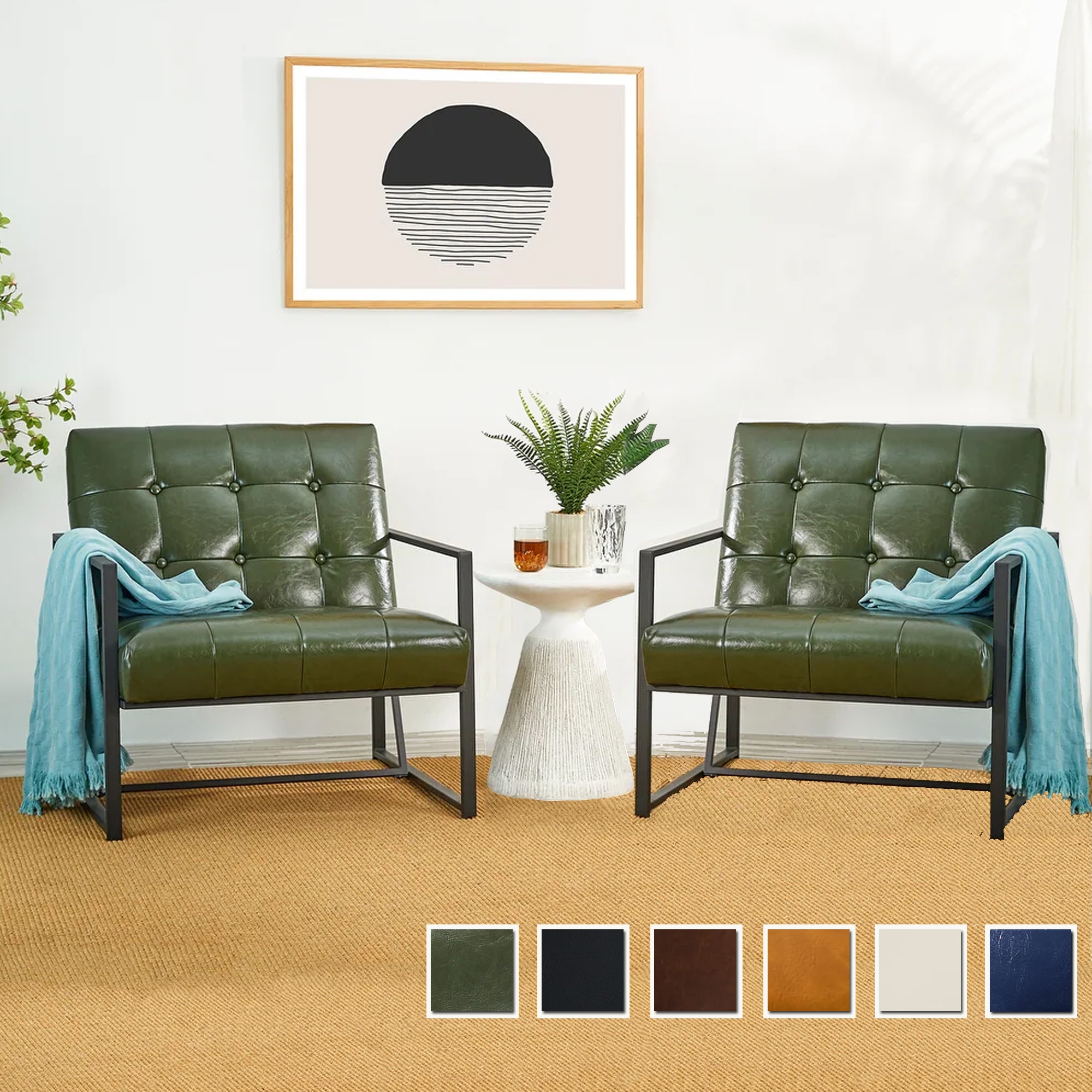 Set of two store living room chairs