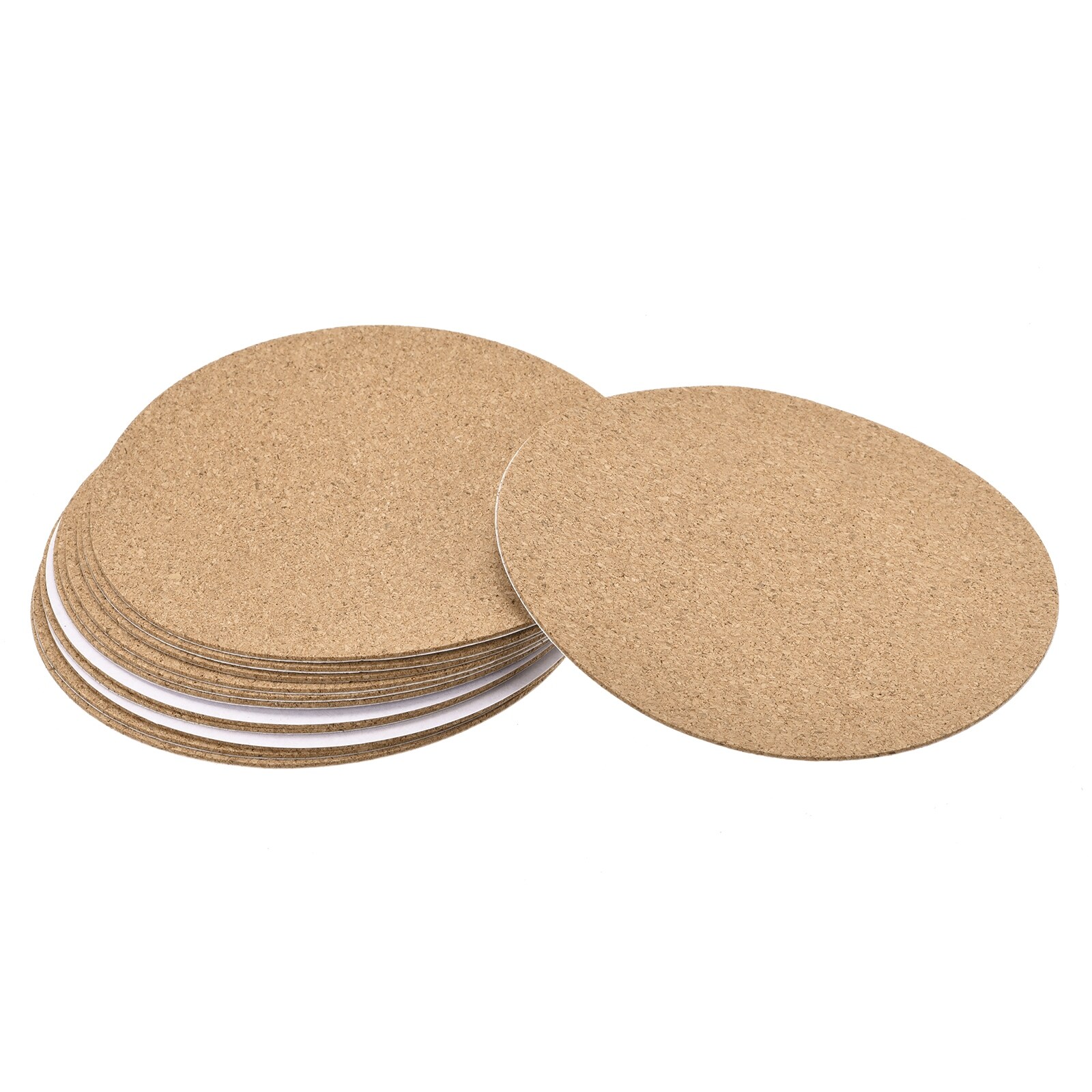 Round cork coasters 100mm - 6 stk. - Cork placemats and coasters - Experts  in cork products!