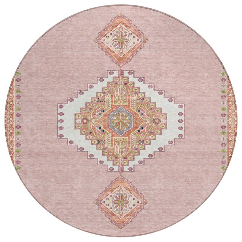 HomeRoots Oriental Traditional Rectangle Outdoor Rug