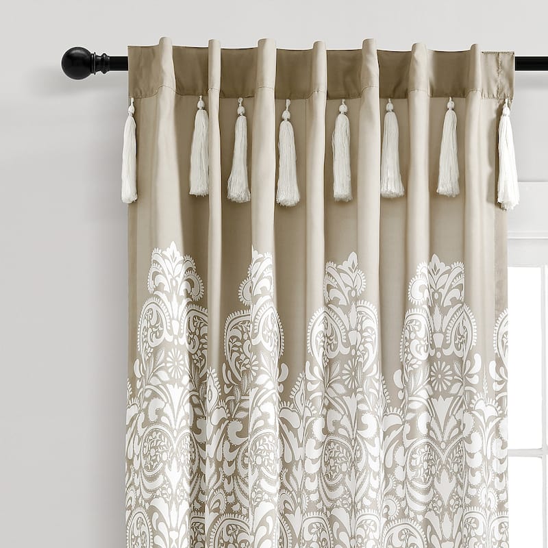 Lush Decor Boho Medallion Window Curtain Panels