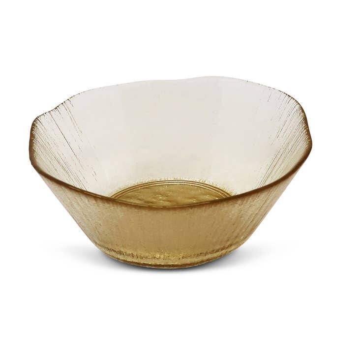 Set of 4 Organic Shaped Gold Plates