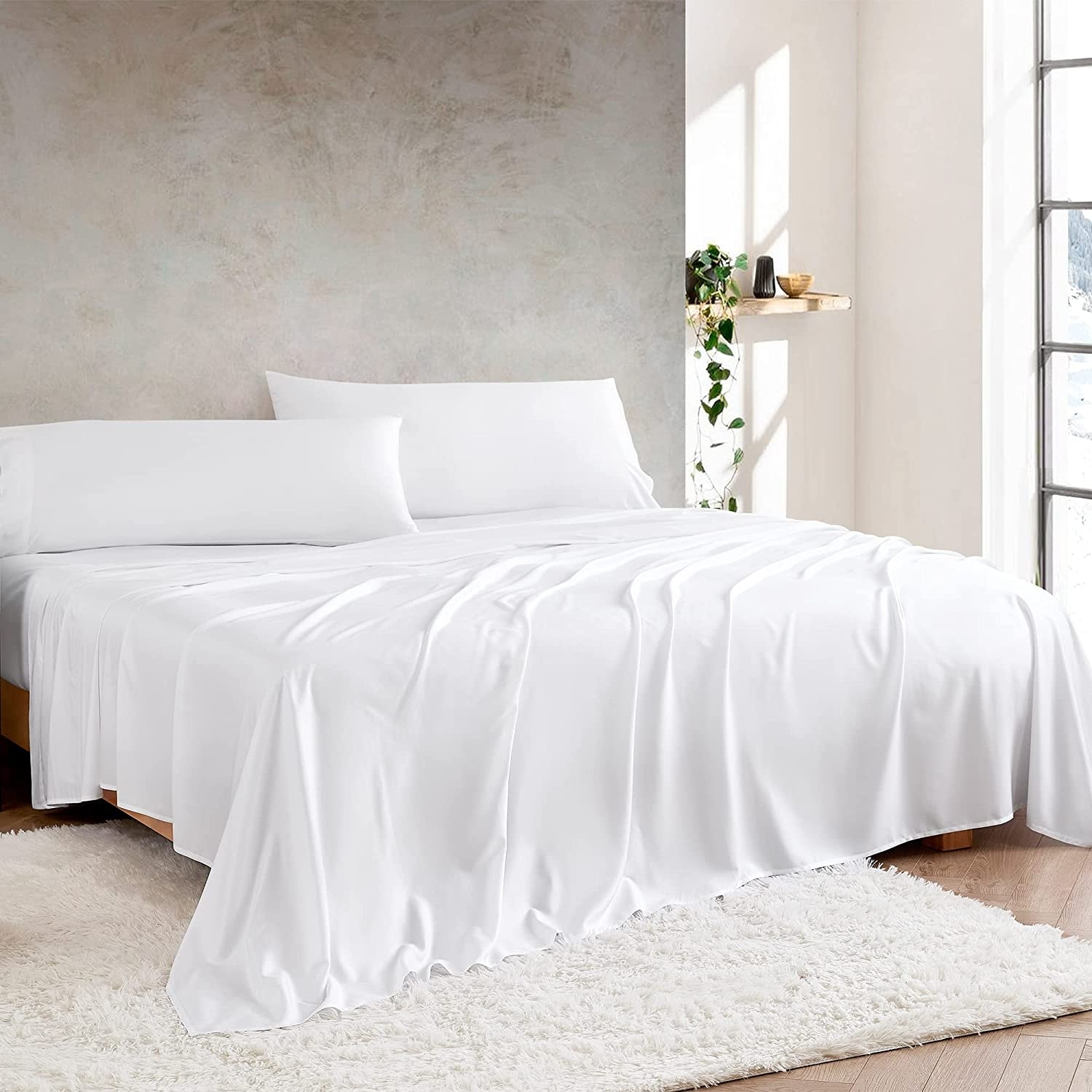Snorze Cloud Sheet Set - Ultra Cozy Coma Inducer in White-image