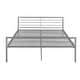 preview thumbnail 20 of 35, Twin Size Loft Bed & Full Size Platform Bed Set, Metal Bunk Bed Frame with Built-in Curved MDF Desk, Ladder and Safety Guardrail