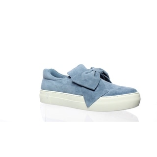 blue suede slides