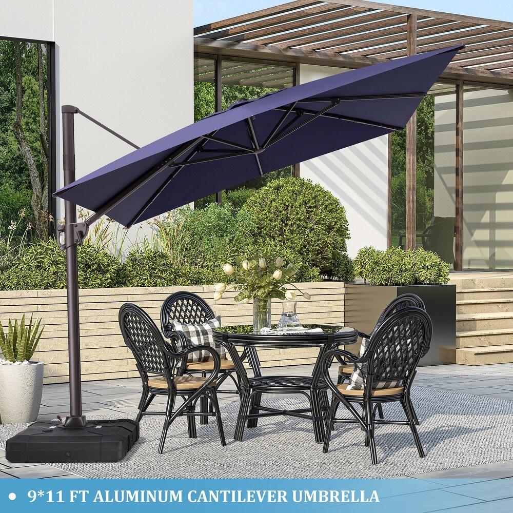  3,4 m per ombrellone resistente all acqua ONEVER patio Umbrella cover outdoor Market offset cantilever ombrellone copertura per 9  per tutte le stagioni protezione 