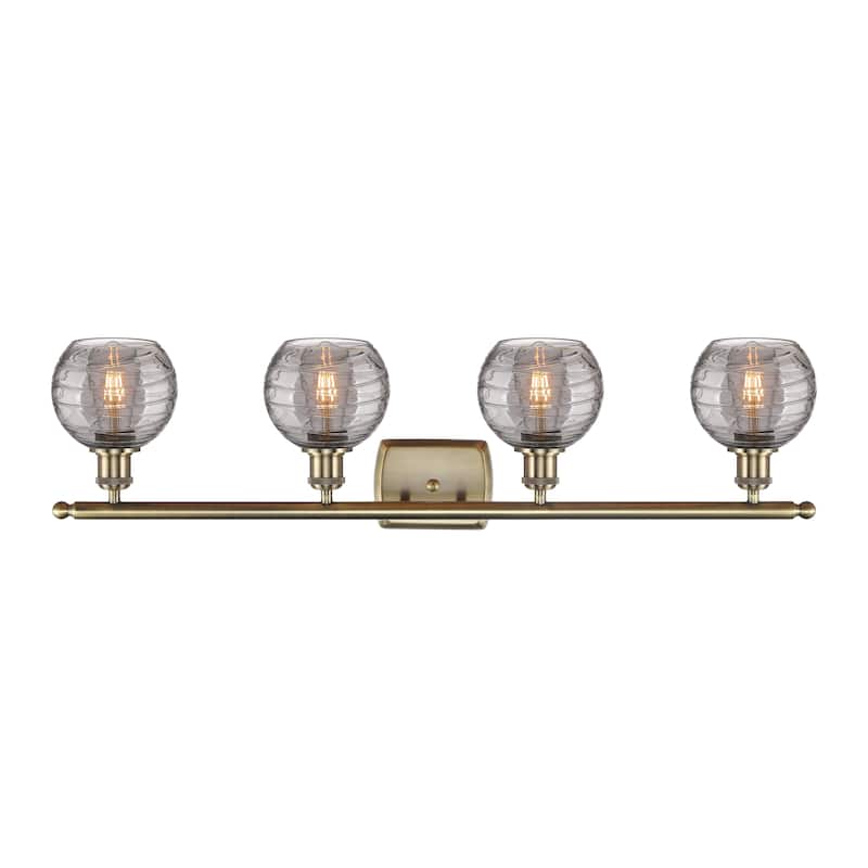 Innovations Lighting Athens Deco Swirl - 4 Light 36" Bath Vanity Light