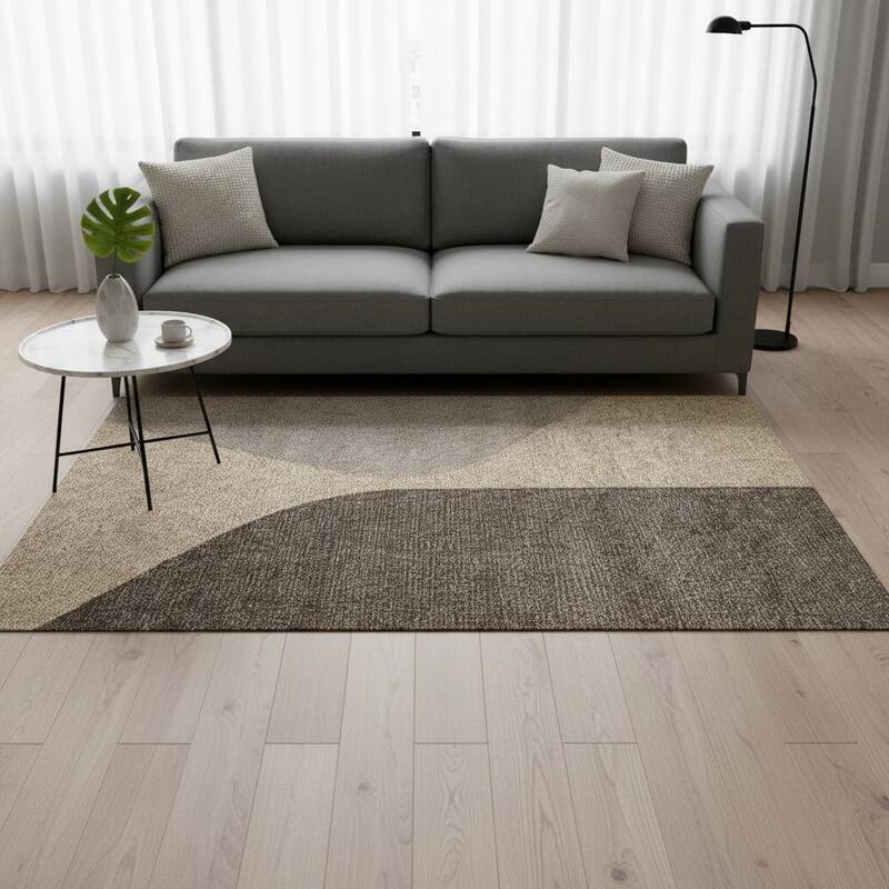 HomeRoots Geometric Modern Rectangle Area Rug - 5' X 8' - 5' X 8'