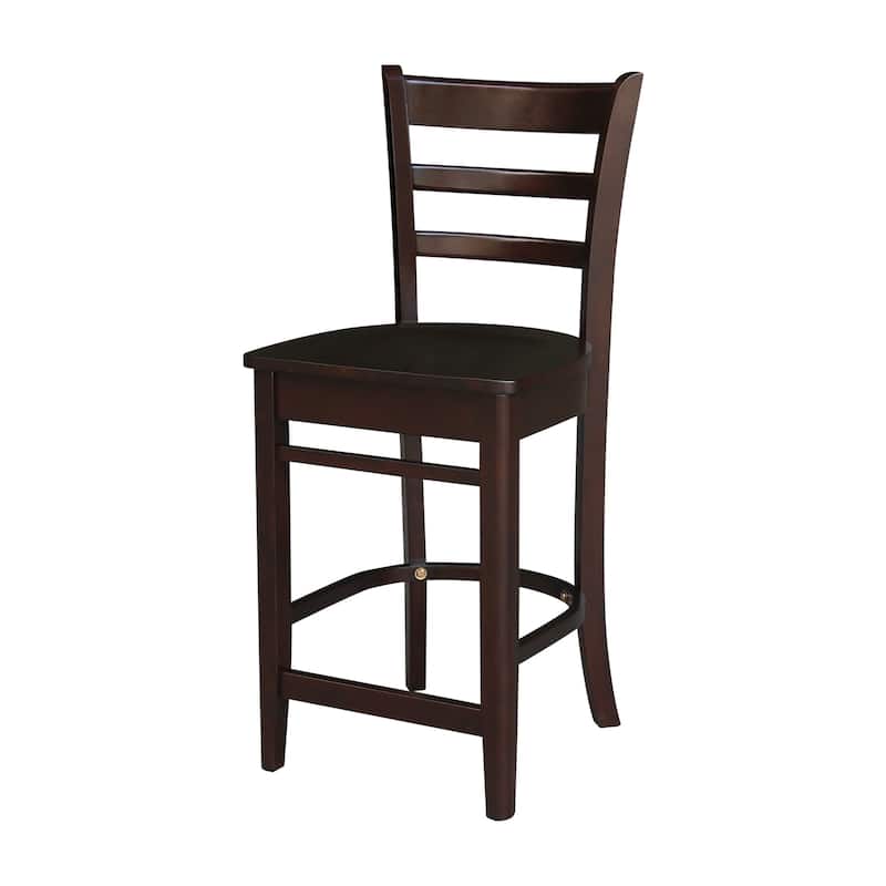 International Concepts Solid Wood Emily Dining Stool