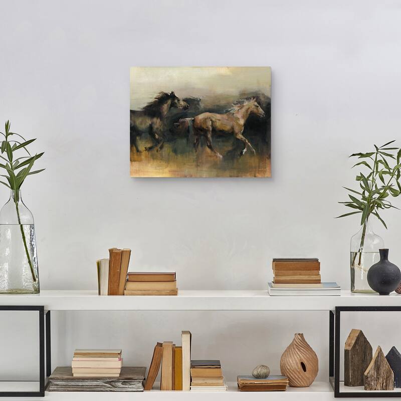 Roaming the West Crop by Marilyn Hageman Canvas Art Print