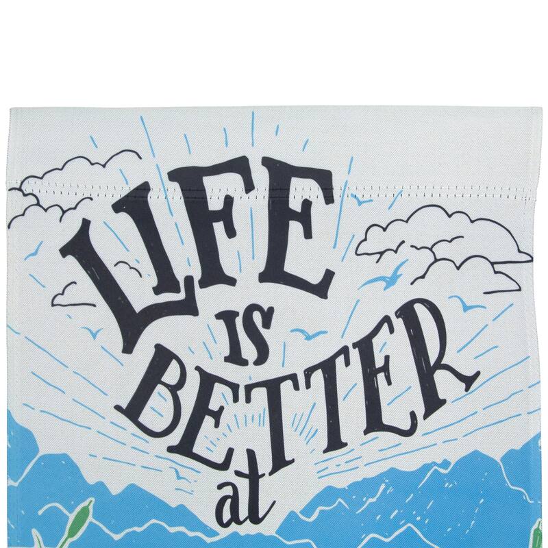 Life is Better at the Lake Outdoor Garden Flag 12.5" x 18"