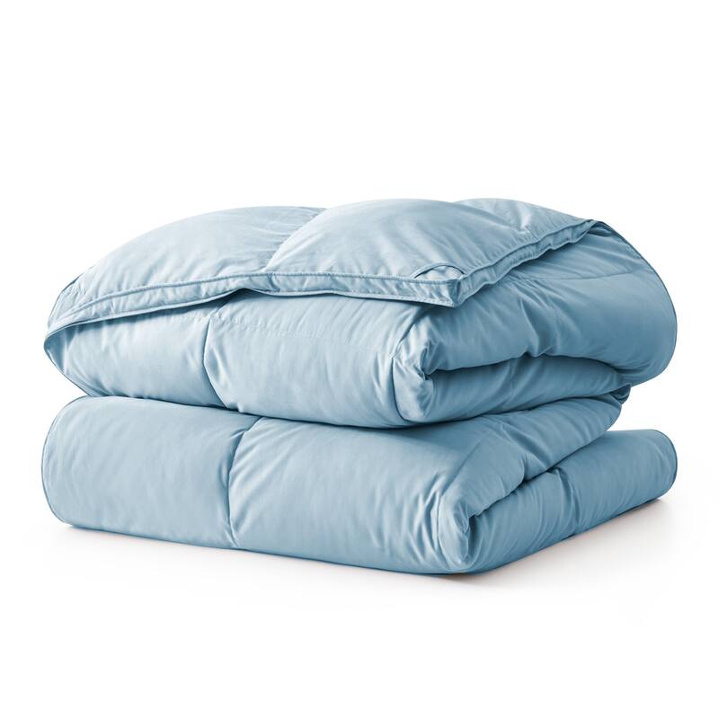 All Season Medium to Extra Warmth White Feather Down Comforter Duvet Insert