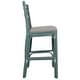 preview thumbnail 64 of 67, Natural Rattan Handmade Chippendale Cushioned Bar Stool by East at Main