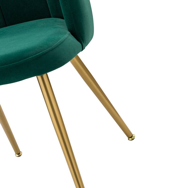 Anjela Comfy Dining Furniture Set 0f 4 with Metal Legs by HULALA HOME