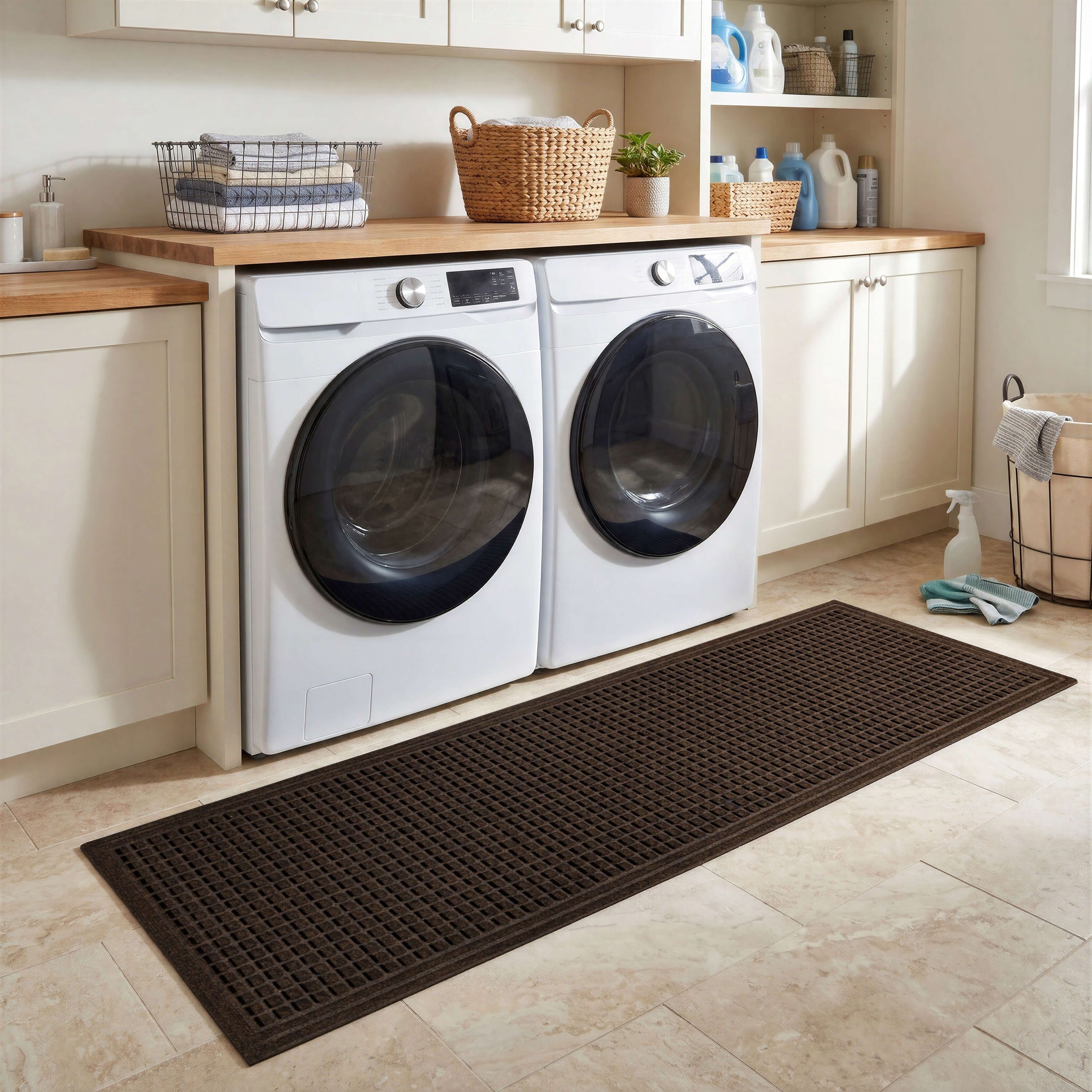 Mohawk Home Waffle Grid Impressions 2' X 6' Door Mat - 24' x 72'